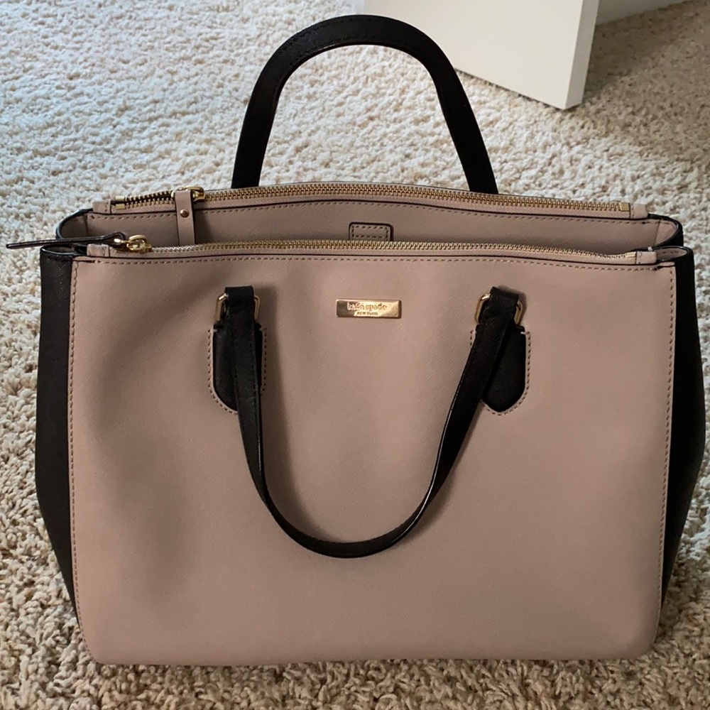 Kate Spade Medium Tote Black/Beige